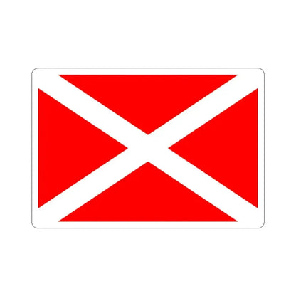 Flag of Żabbar Malta STICKER Vinyl Die-Cut Decal - The Sticker Space