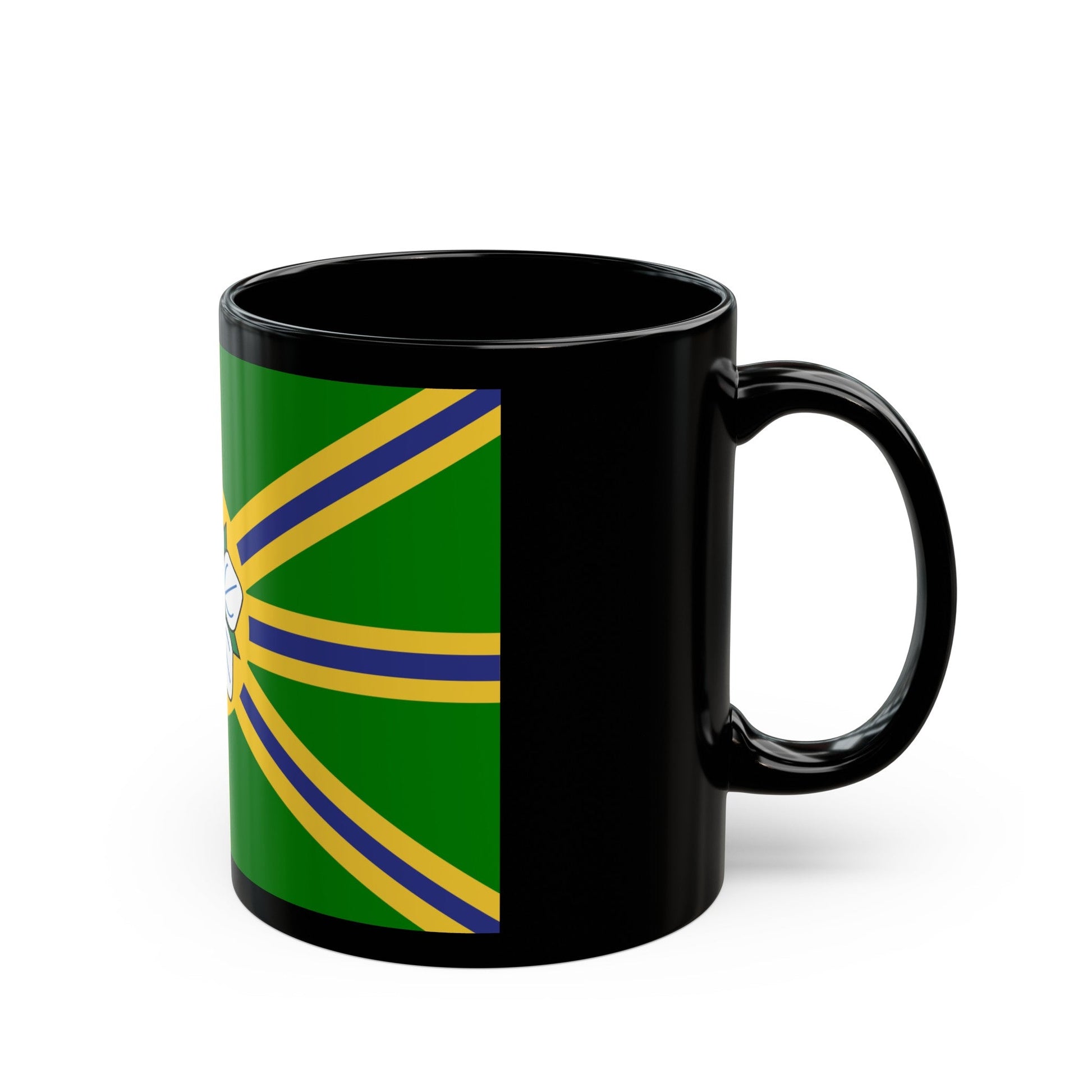 Flag of Abbotsford BC Canada - Black Coffee Mug-The Sticker Space