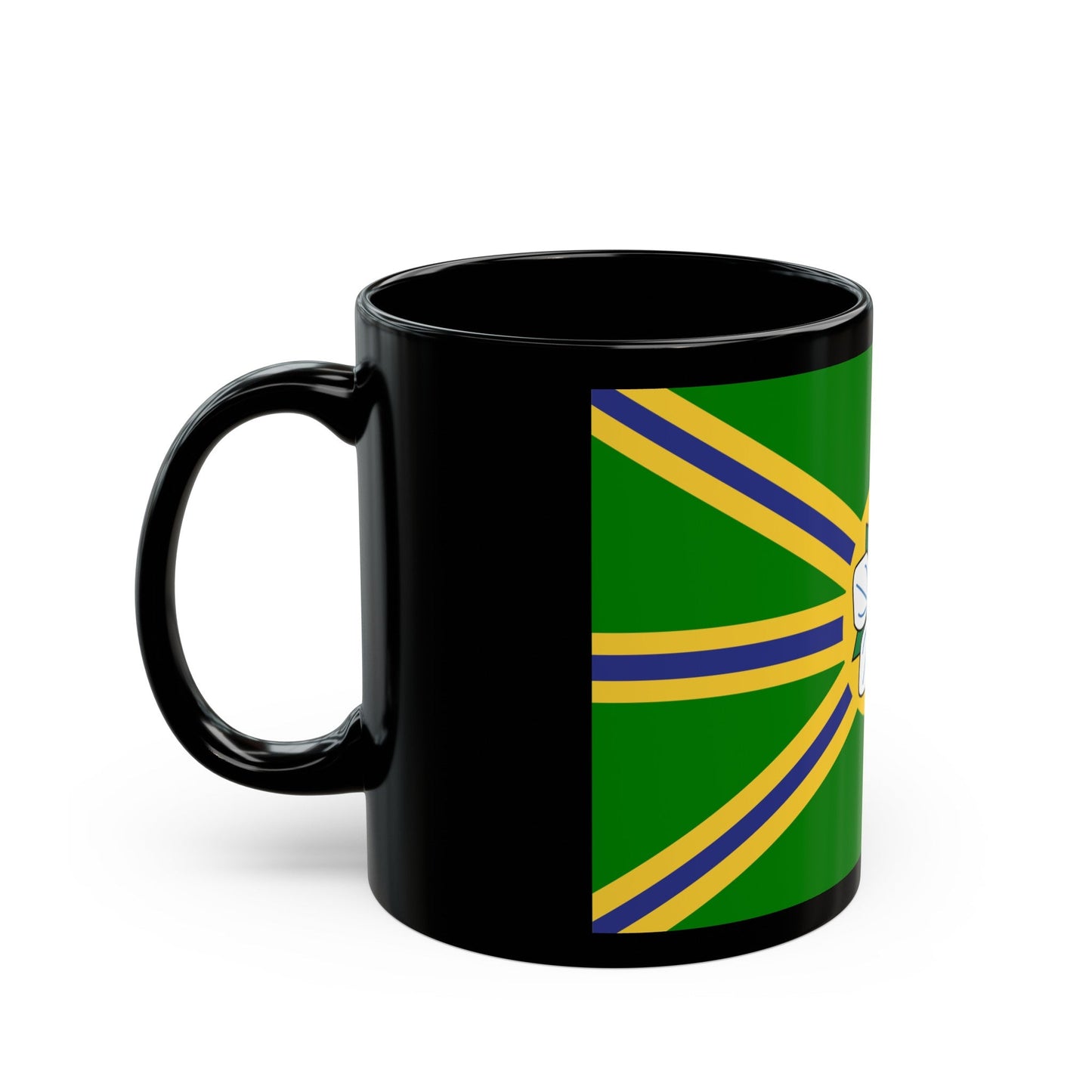 Flag of Abbotsford BC Canada - Black Coffee Mug-The Sticker Space