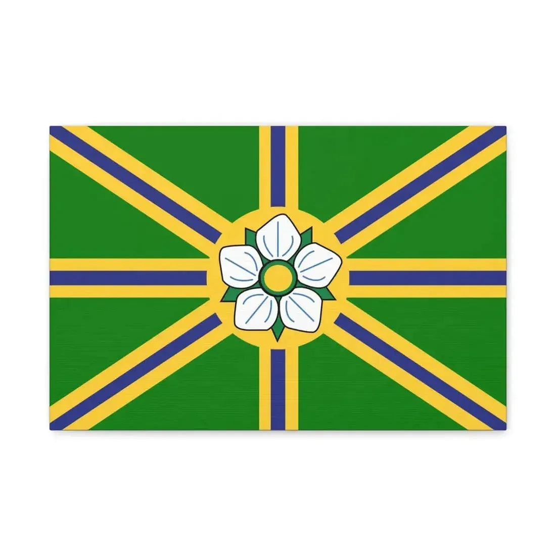 Flag of Abbotsford BC Canada - Canvas Wall Art 18″ x 12″ 1.25" - The Sticker Space
