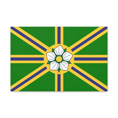 Flag of Abbotsford BC Canada - Canvas Wall Art 18″ x 12″ 1.25" - The Sticker Space