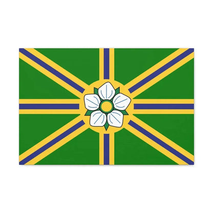 Flag of Abbotsford BC Canada - Canvas Wall Art 24″ x 16″ 1.25" - The Sticker Space