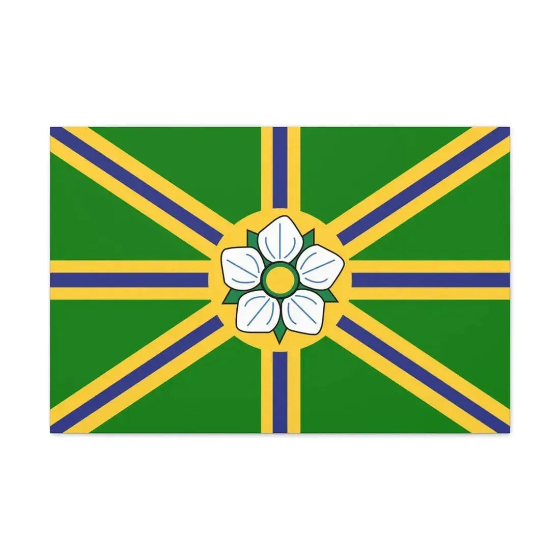 Flag of Abbotsford BC Canada - Canvas Wall Art 30" x 20" 1.25" - The Sticker Space