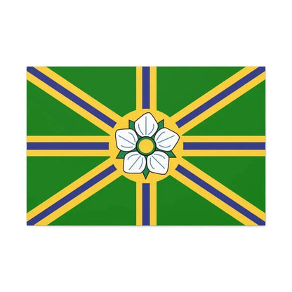 Flag of Abbotsford BC Canada - Canvas Wall Art 36" x 24" 1.25" - The Sticker Space