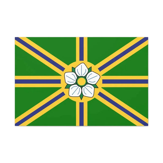 Flag of Abbotsford BC Canada - Canvas Wall Art 36" x 24" 1.25" - The Sticker Space
