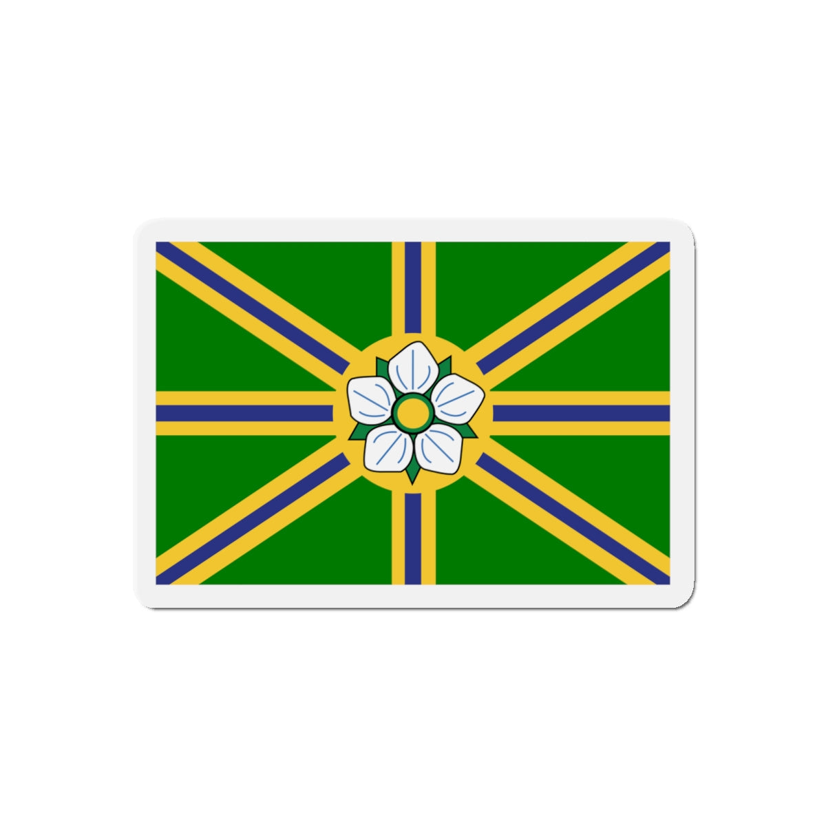 Flag of Abbotsford BC Canada - Die-Cut Magnet-4" x 4"-The Sticker Space