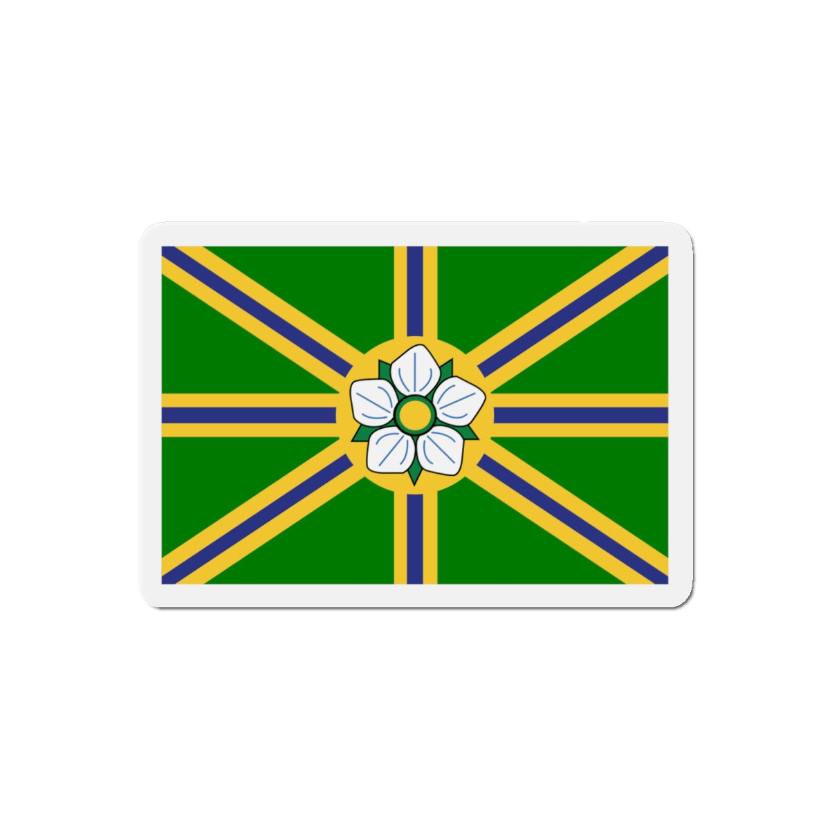 Flag of Abbotsford BC Canada - Die-Cut Magnet-5" x 5"-The Sticker Space