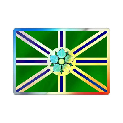 Flag of Abbotsford BC Canada Holographic STICKER Die-Cut Vinyl Decal - The Sticker Space