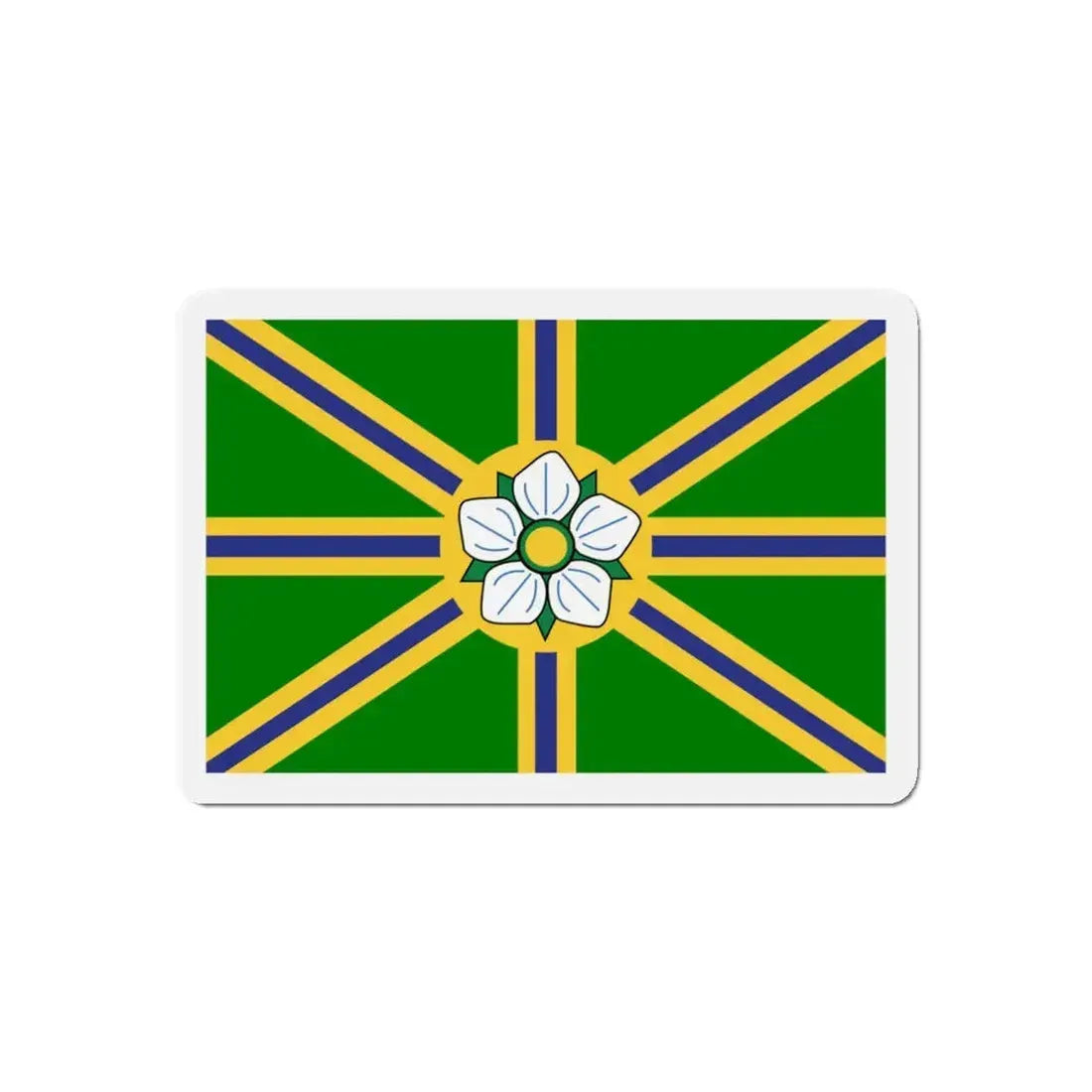 Flag of Abbotsford BC Canada - Refrigerator Magnet 4 Inch - The Sticker Space