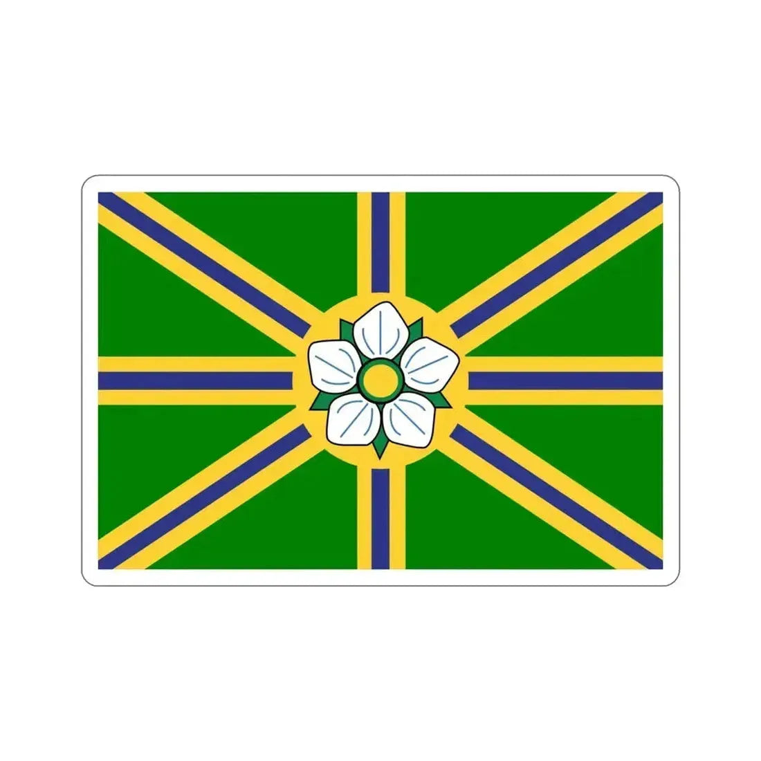 Flag of Abbotsford BC Canada STICKER Vinyl Die-Cut Decal 4 Inch - The Sticker Space