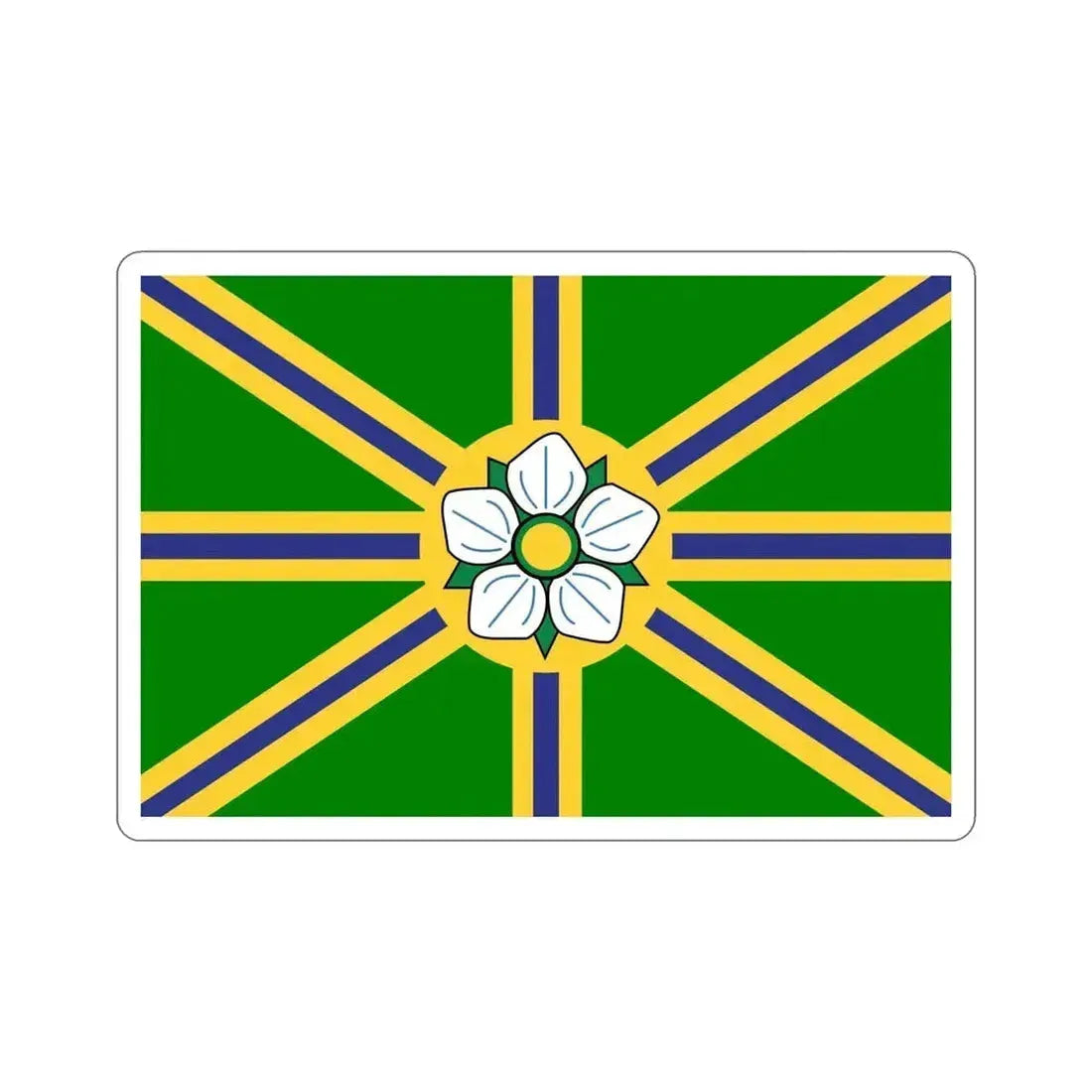 Flag of Abbotsford BC Canada STICKER Vinyl Die-Cut Decal 6 Inch - The Sticker Space