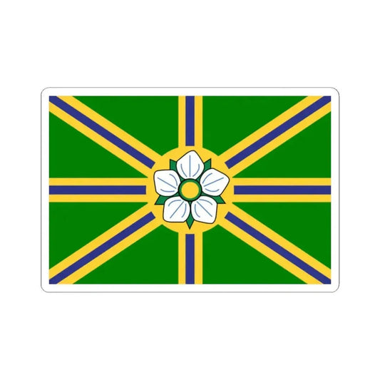 Flag of Abbotsford BC Canada - STICKER Vinyl Kiss-Cut Decal 2 Inch White - The Sticker Space