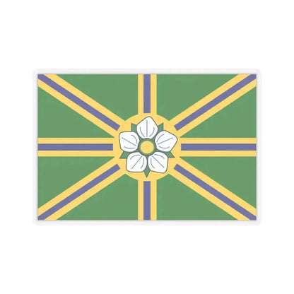Flag of Abbotsford BC Canada - STICKER Vinyl Kiss-Cut Decal 3 Inch Transparent - The Sticker Space