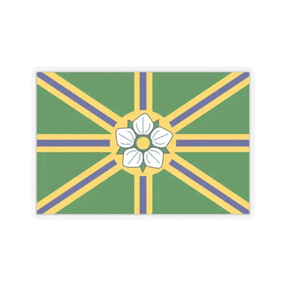 Flag of Abbotsford BC Canada - STICKER Vinyl Kiss-Cut Decal 4 Inch Transparent - The Sticker Space