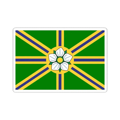 Flag of Abbotsford BC Canada - STICKER Vinyl Kiss-Cut Decal 4 Inch White - The Sticker Space