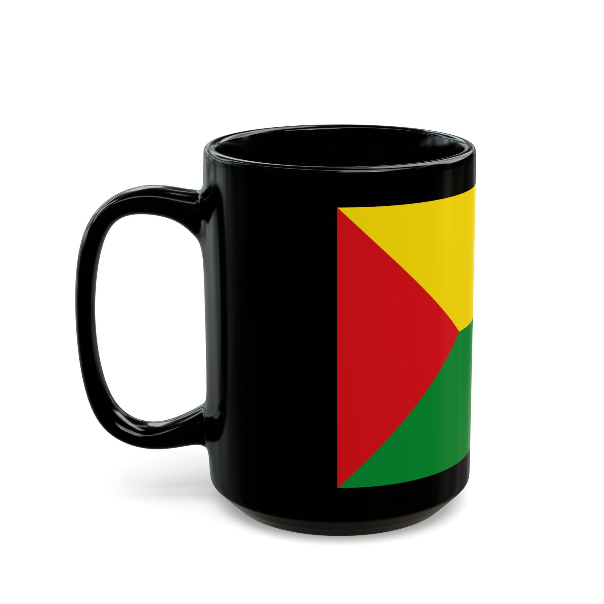 Flag of Abejorral Colombia - Black Coffee Mug-The Sticker Space