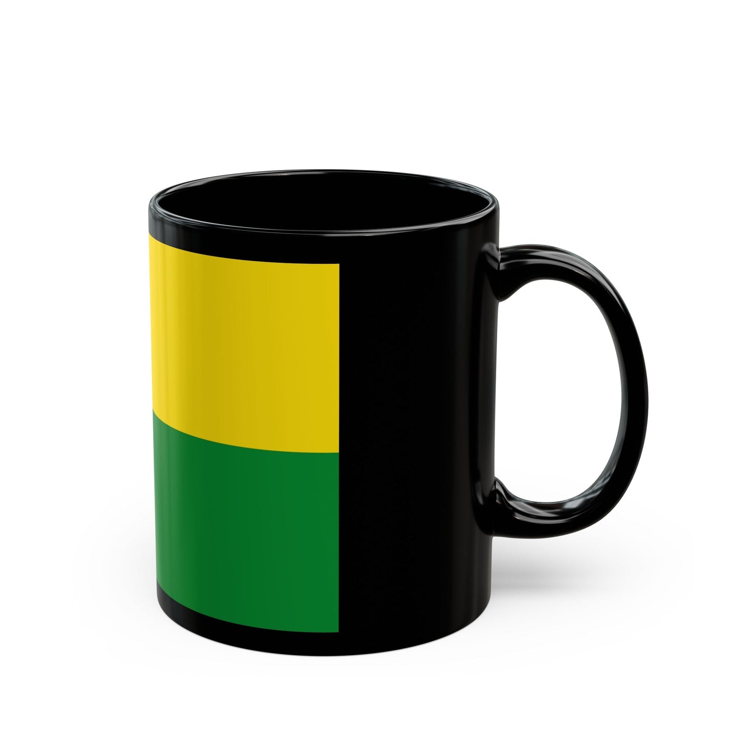 Flag of Abejorral Colombia - Black Coffee Mug-The Sticker Space