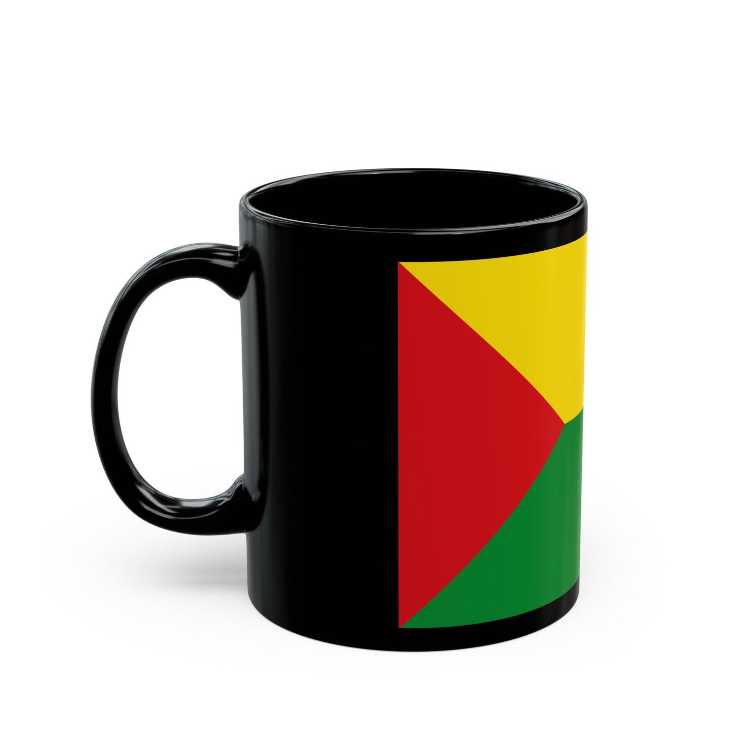 Flag of Abejorral Colombia - Black Coffee Mug-The Sticker Space