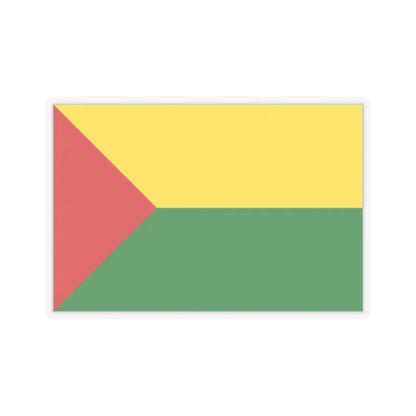 Flag of Abejorral Colombia - STICKER Vinyl Kiss-Cut Decal 2 Inch Transparent - The Sticker Space