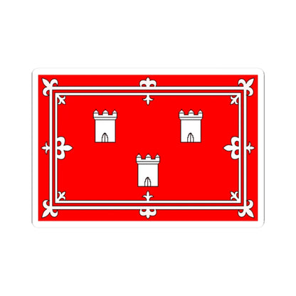 Flag of Aberdeen (Scotland) STICKER Vinyl Kiss-Cut Decal 2 Inch White - The Sticker Space