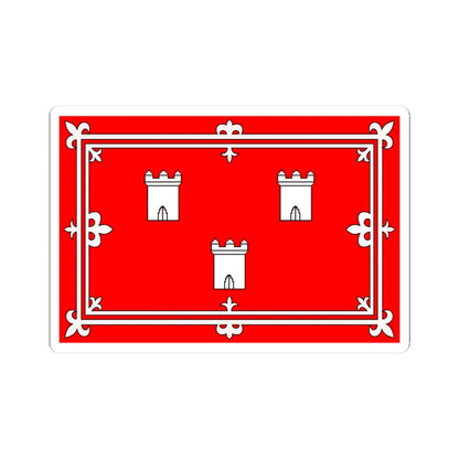 Flag of Aberdeen (Scotland) STICKER Vinyl Kiss-Cut Decal 3 Inch White - The Sticker Space