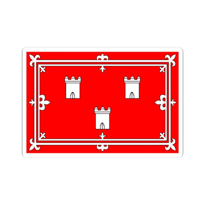 Flag of Aberdeen (Scotland) STICKER Vinyl Kiss-Cut Decal 4 Inch White - The Sticker Space