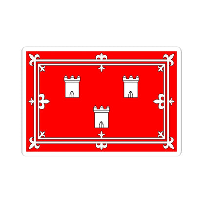 Flag of Aberdeen (Scotland) STICKER Vinyl Kiss-Cut Decal 6 Inch White - The Sticker Space