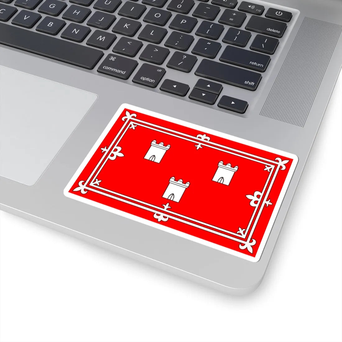 Flag of Aberdeen (Scotland) STICKER Vinyl Kiss-Cut Decal - The Sticker Space