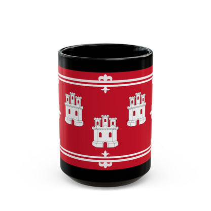 Flag of Aberdeen UK - Black Coffee Mug-15oz-The Sticker Space