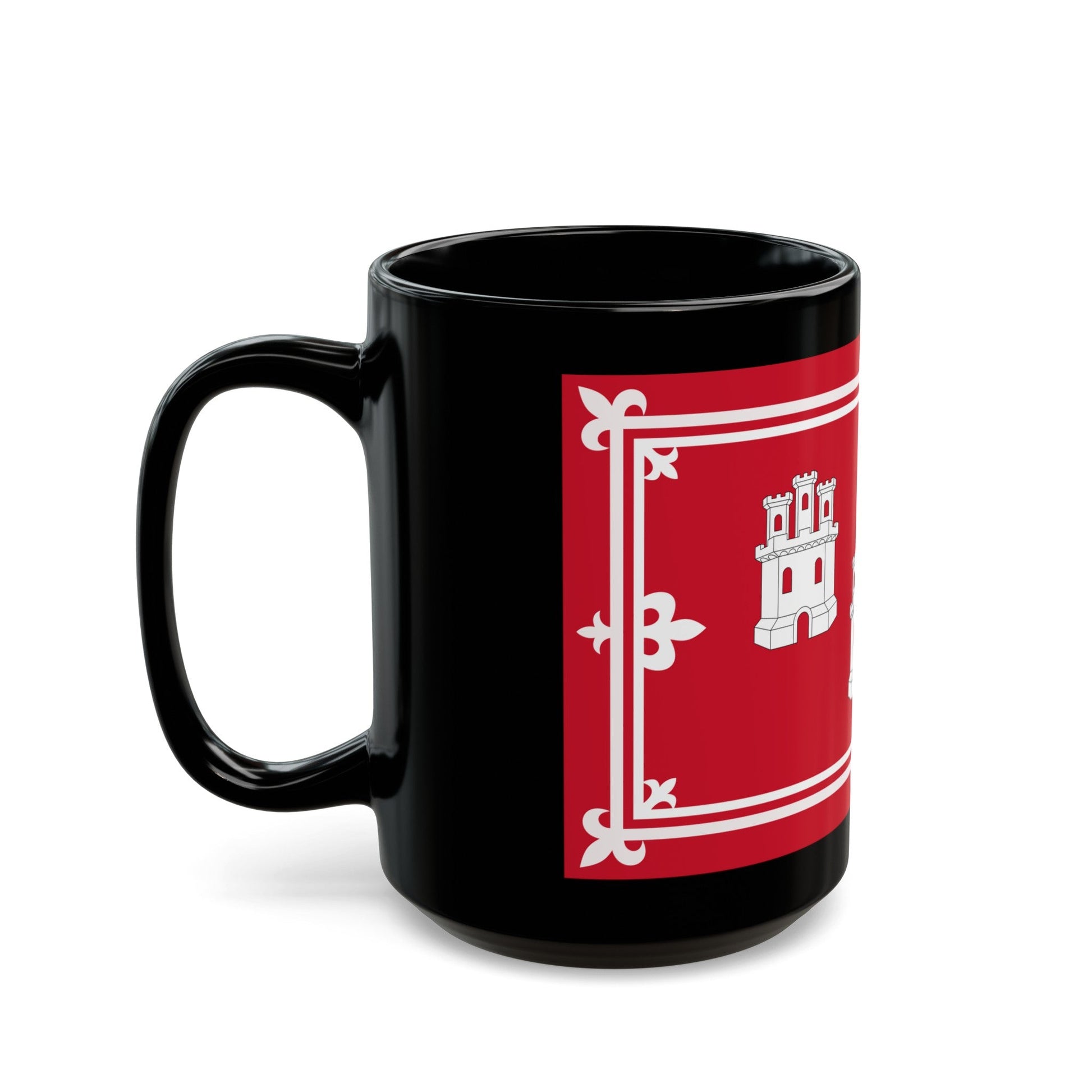 Flag of Aberdeen UK - Black Coffee Mug-The Sticker Space