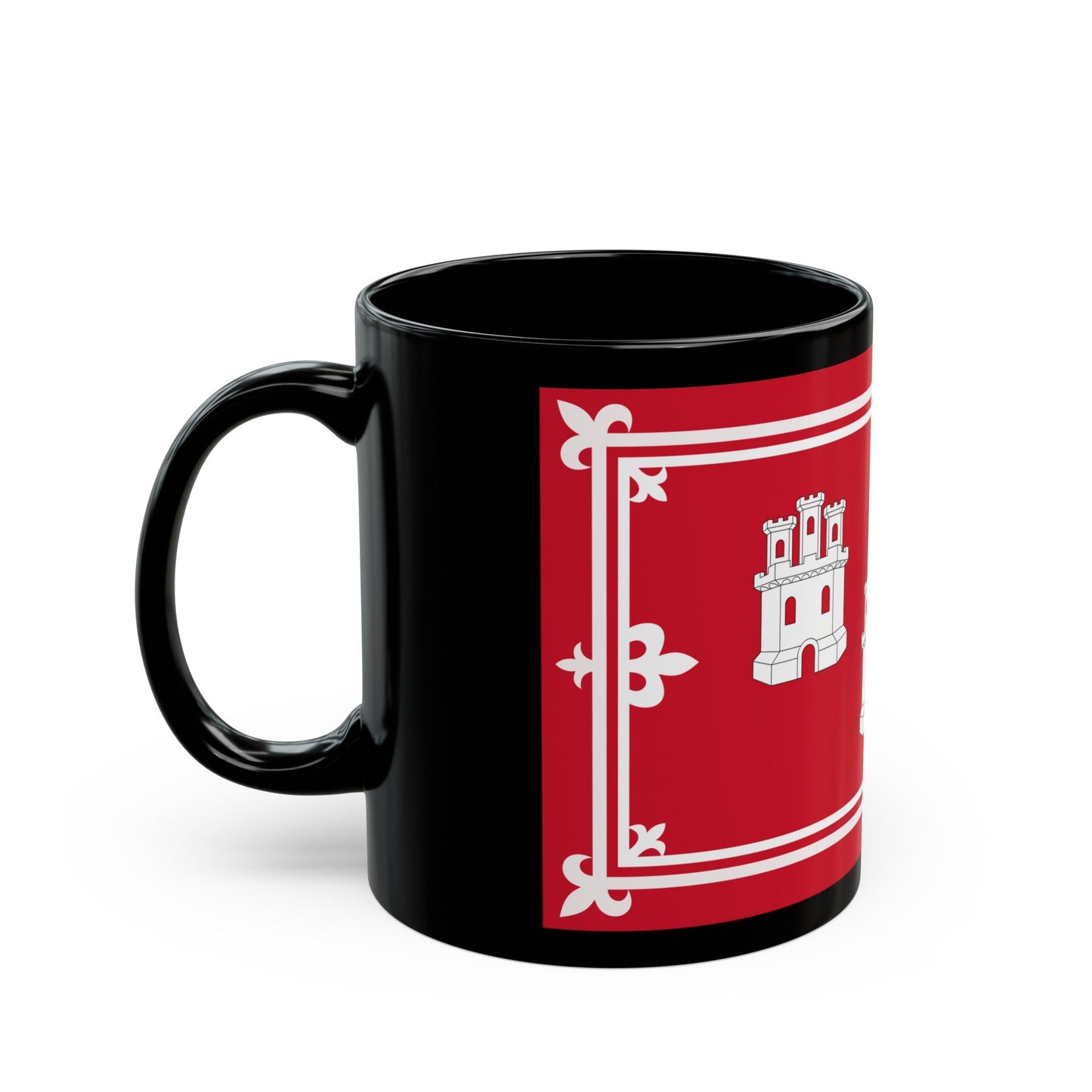 Flag of Aberdeen UK - Black Coffee Mug-The Sticker Space