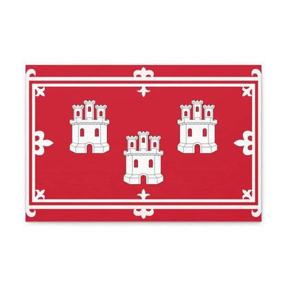 Flag of Aberdeen UK - Canvas Wall Art 18″ x 12″ 1.25" - The Sticker Space