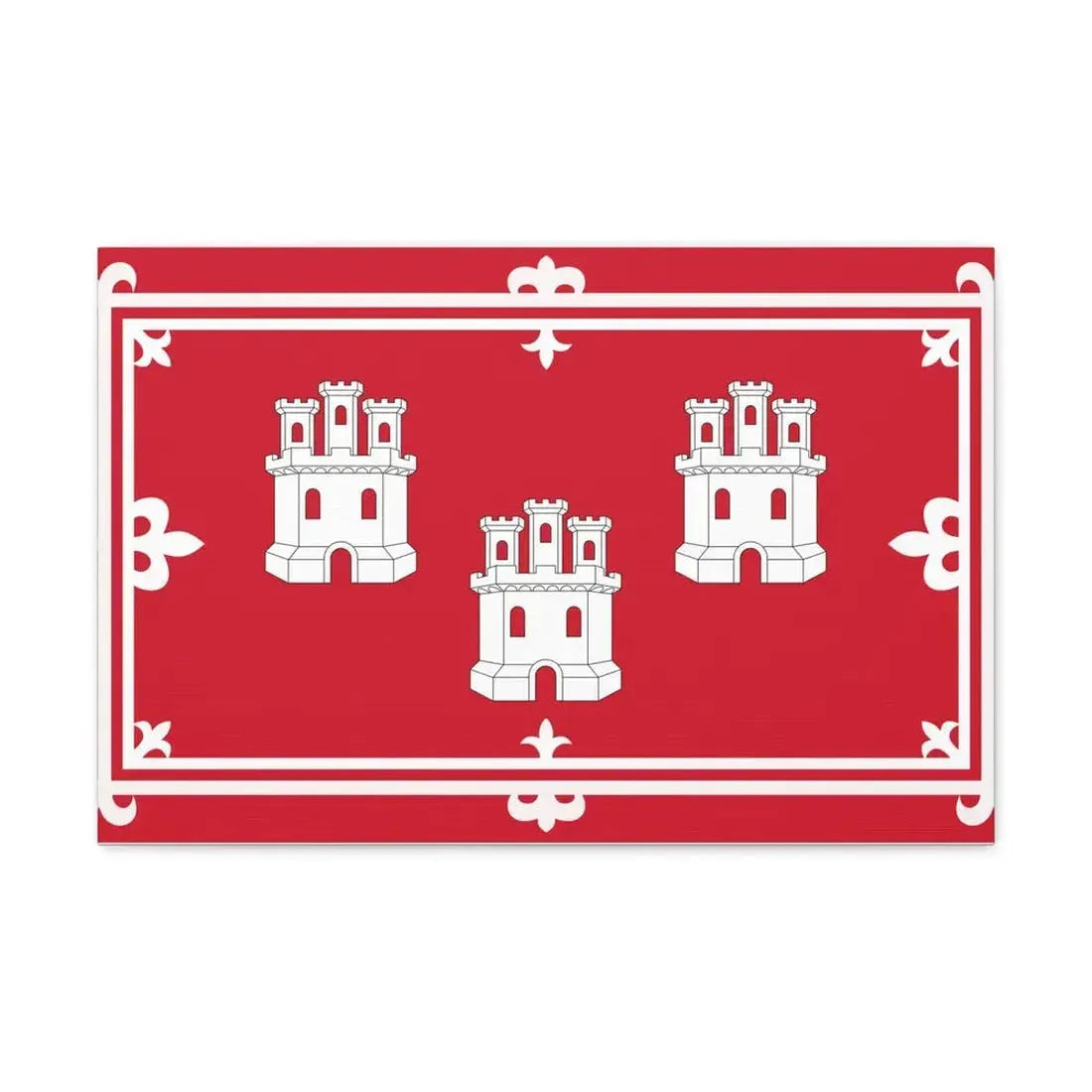 Flag of Aberdeen UK - Canvas Wall Art 24″ x 16″ 1.25" - The Sticker Space