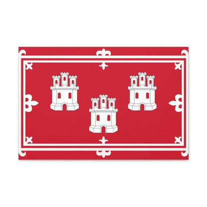 Flag of Aberdeen UK - Canvas Wall Art 24″ x 16″ 1.25" - The Sticker Space