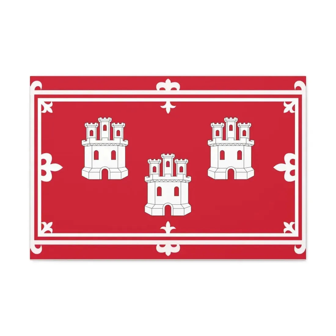 Flag of Aberdeen UK - Canvas Wall Art 30" x 20" 1.25" - The Sticker Space