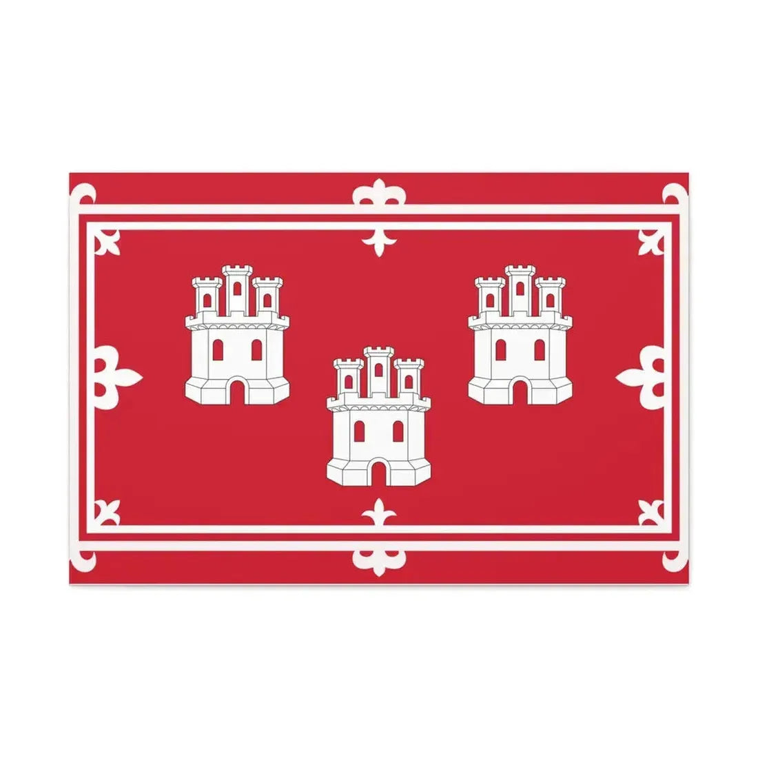 Flag of Aberdeen UK - Canvas Wall Art 36" x 24" 1.25" - The Sticker Space