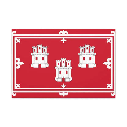 Flag of Aberdeen UK - Canvas Wall Art 36" x 24" 1.25" - The Sticker Space