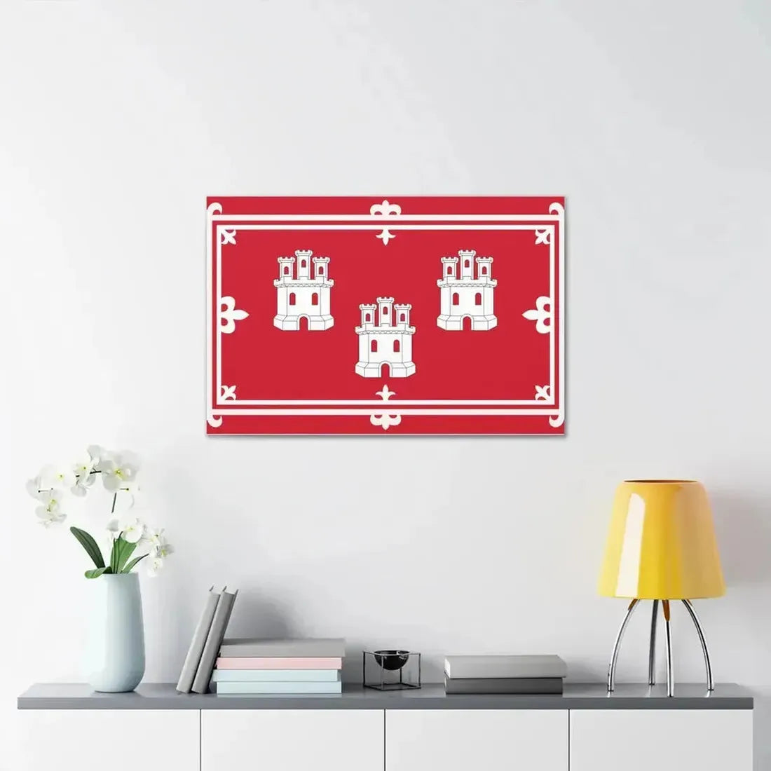Flag of Aberdeen UK - Canvas Wall Art - The Sticker Space
