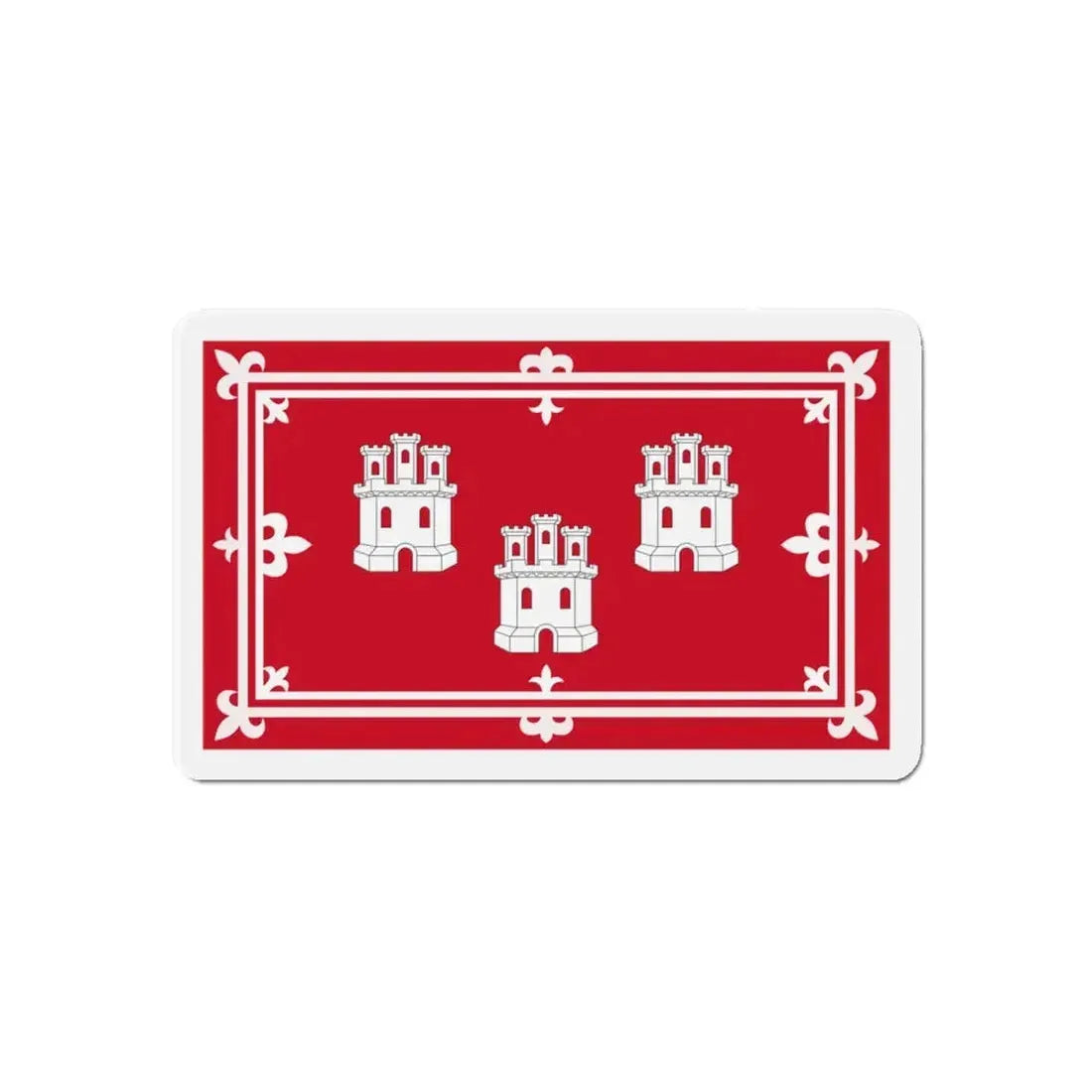 Flag of Aberdeen UK - Refrigerator Magnet 6 Inch - The Sticker Space