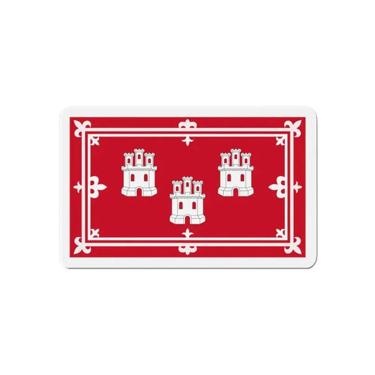 Flag of Aberdeen UK - Refrigerator Magnet 6 Inch - The Sticker Space