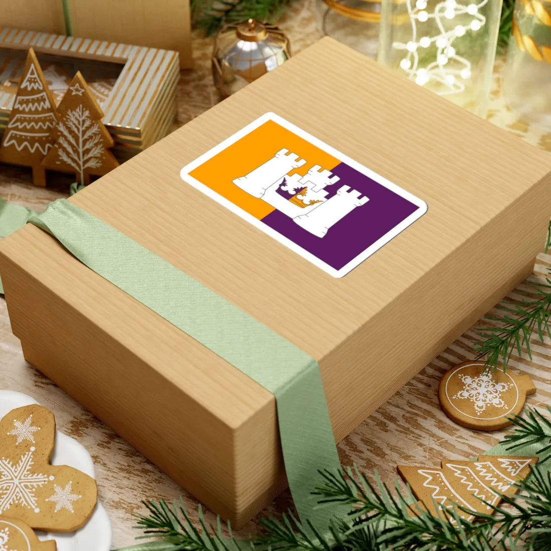 Flag of Aberdeenshire (Scotland) STICKER Vinyl Kiss-Cut Decal - The Sticker Space