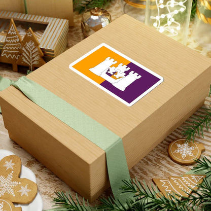 Flag of Aberdeenshire (Scotland) STICKER Vinyl Kiss-Cut Decal - The Sticker Space