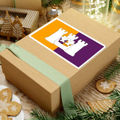 Flag of Aberdeenshire (Scotland) STICKER Vinyl Kiss-Cut Decal - The Sticker Space