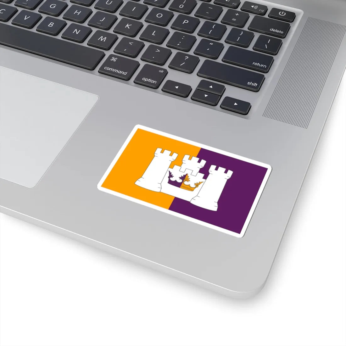 Flag of Aberdeenshire (Scotland) STICKER Vinyl Kiss-Cut Decal - The Sticker Space