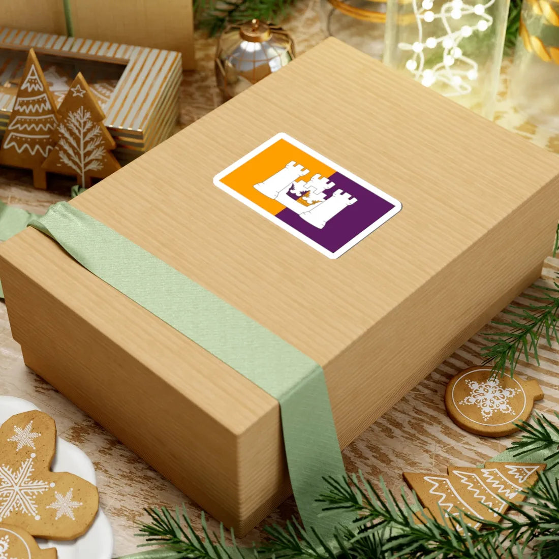 Flag of Aberdeenshire (Scotland) STICKER Vinyl Kiss-Cut Decal - The Sticker Space