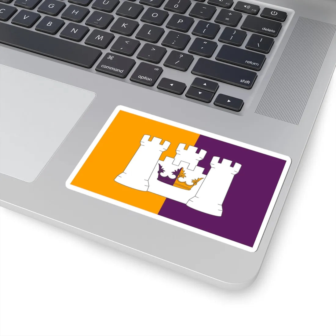 Flag of Aberdeenshire (Scotland) STICKER Vinyl Kiss-Cut Decal - The Sticker Space