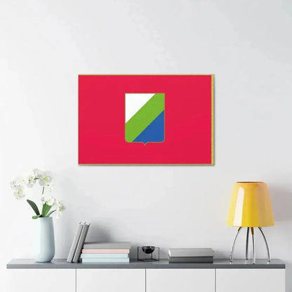 Flag of Abruzzo Italy - Canvas Wall Art - The Sticker Space