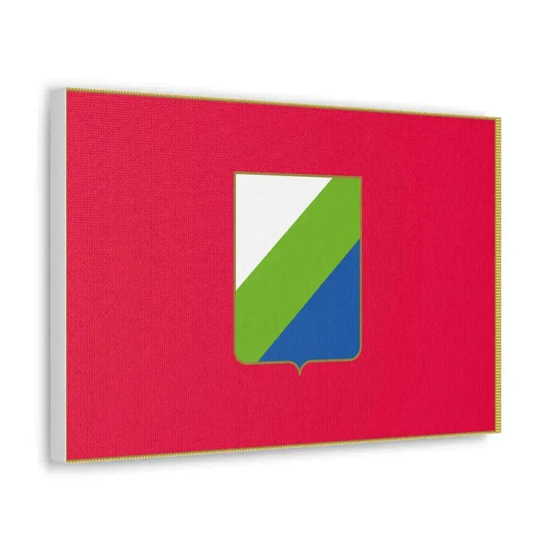 Flag of Abruzzo Italy - Canvas Wall Art - The Sticker Space