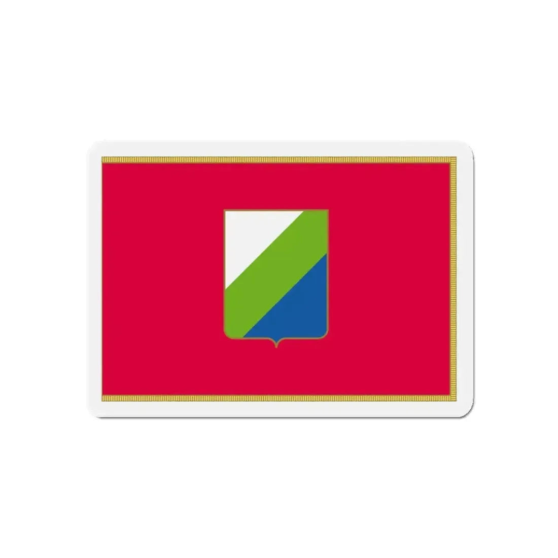 Flag of Abruzzo Italy - Refrigerator Magnet 5 Inch - The Sticker Space