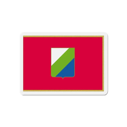 Flag of Abruzzo Italy - Refrigerator Magnet 5 Inch - The Sticker Space